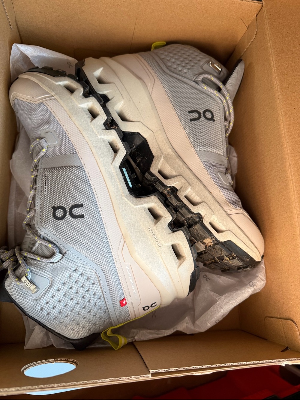 OnCloud Cloudrock Mid Waterproof - Alloy & Ice
